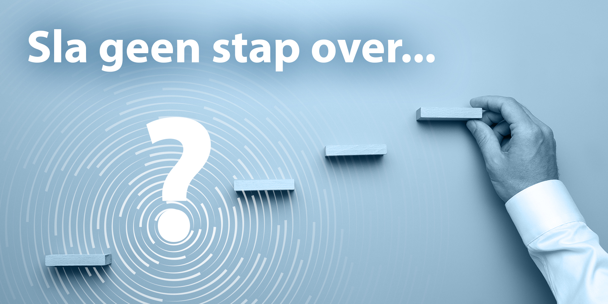 stappen over slaan